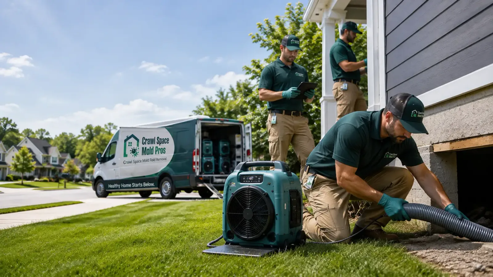 Crawl Space Mold Removal in Johnson, NY